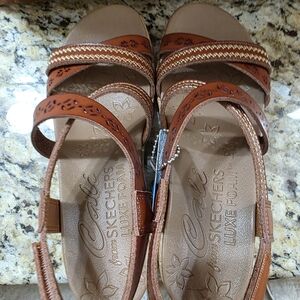 Skechers Women's Tan Wedges